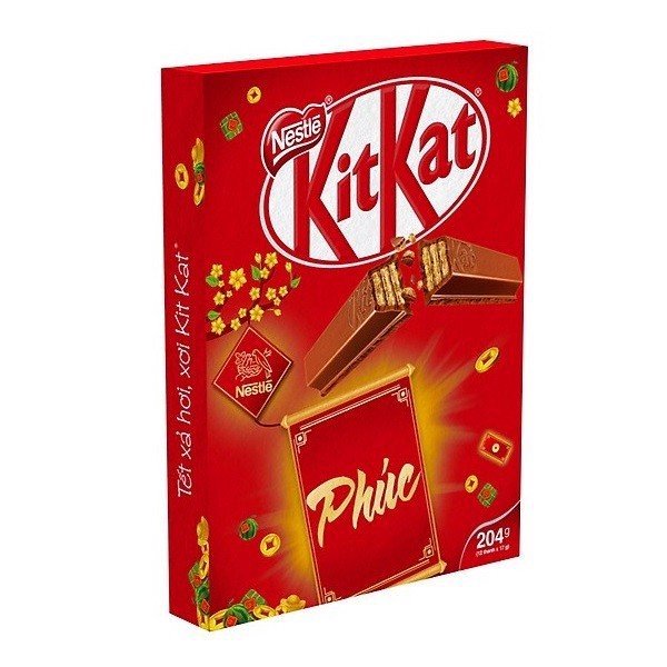 Kit Kat gói SB 12 204g Tet 2021
