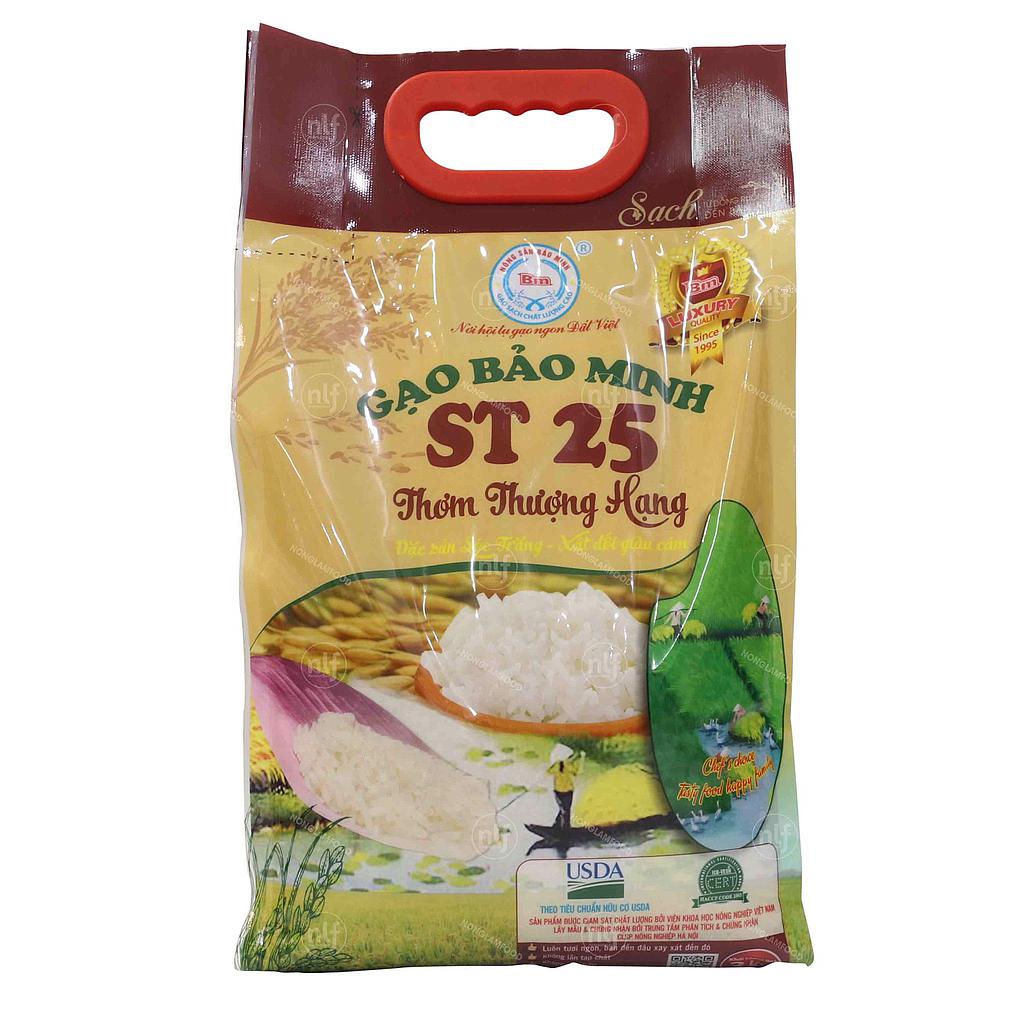 Bảo Minh-Gạo ST25 thơm thượng hạng 3kg