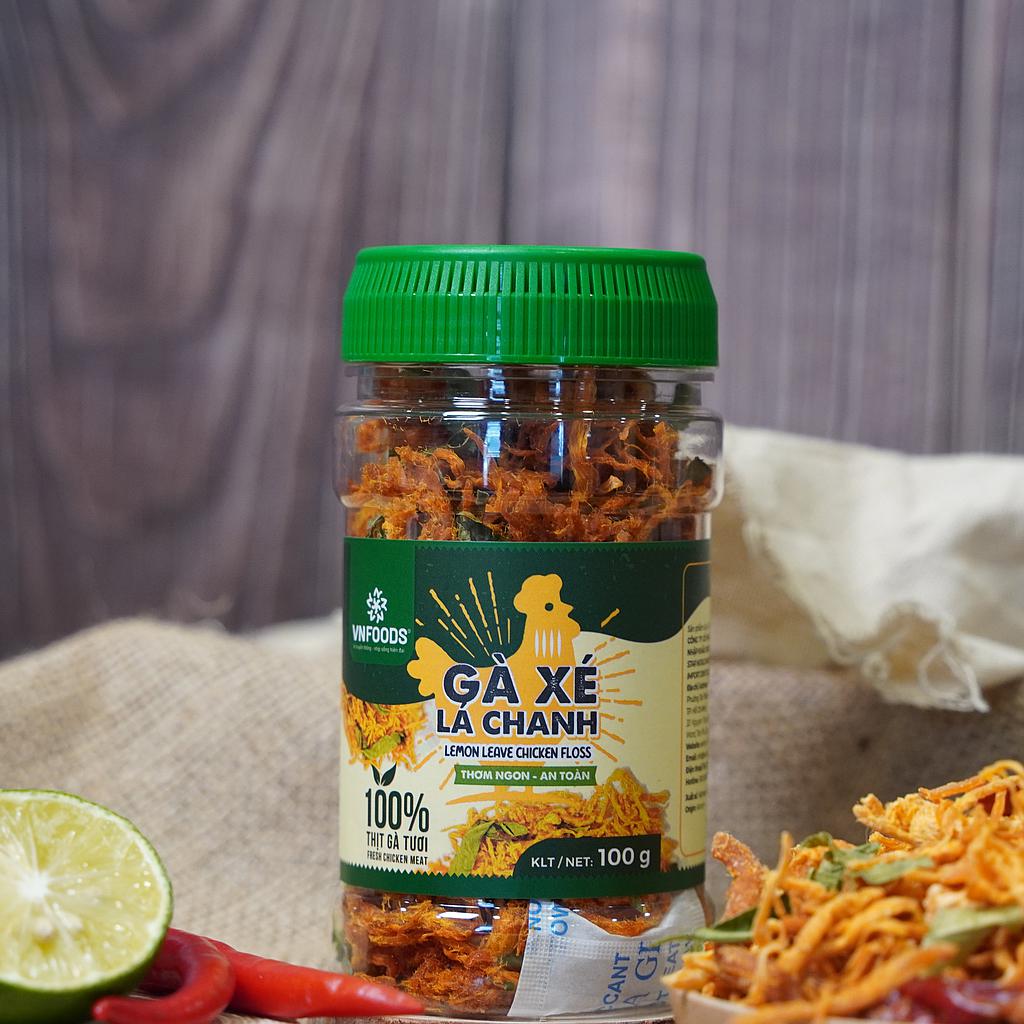 Gà xé lá chanh VN-FOODS 100gr