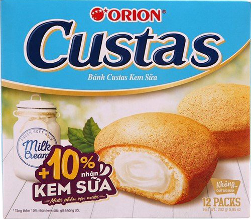 Bánh Custas Milk 12P-282g