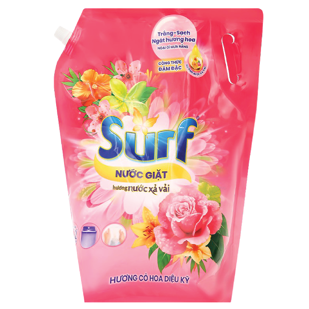 Nước giặt Surf sương mai dịu mát 3.3kg