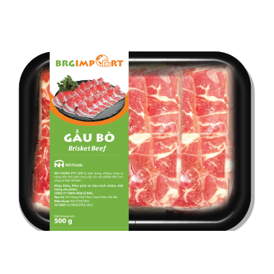 NKTT-Khay gầu bò Úc 500g - nướng