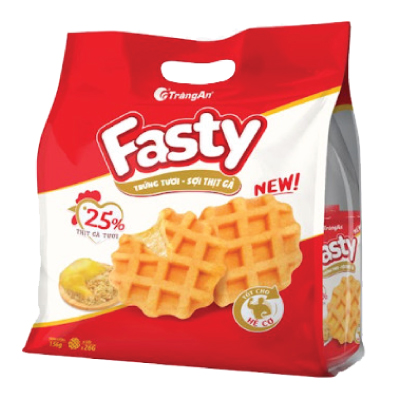 Bánh trứng tươi sợi gà Fasty 156g