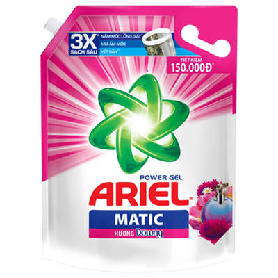 Nước giặt ARIEL Downy đam mê TUI 3.9KGX3