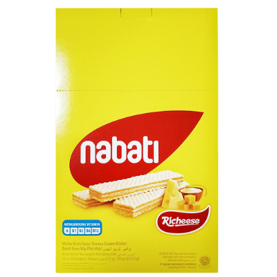 Bánh kem xốp phomai Richeese Nabati 150g.