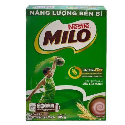 Milo 285g hộp giấy
