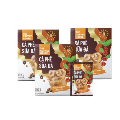 Cà phê hòa tan sữa đá The Coffee House (10 gói x 22g)