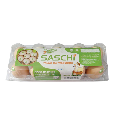 Trứng gà đai xanh thảo dược