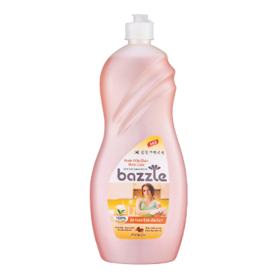 Nước rửa chén dược liệu hương quế Bazzle 860ml