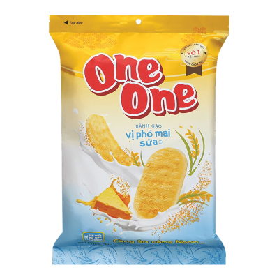 Bánh gạo One One phô mai Sữa 118g