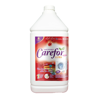 Nước giặt xả đậm đặc CAREFOR màu đỏ 3.5l
