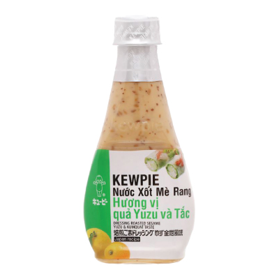 Nước xốt mè rang Kewpie hương vị quả Yuzu và tắc 210ml