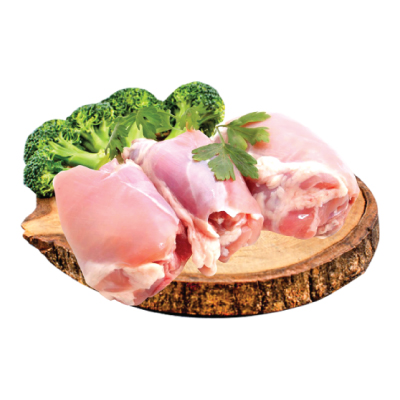 Thịt đùi gà rút xương không da khay 500g-CP-Mini