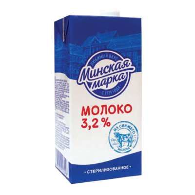 Sữa Minskaya tươi tiệt trùng nguyên kem 3.2% 1L